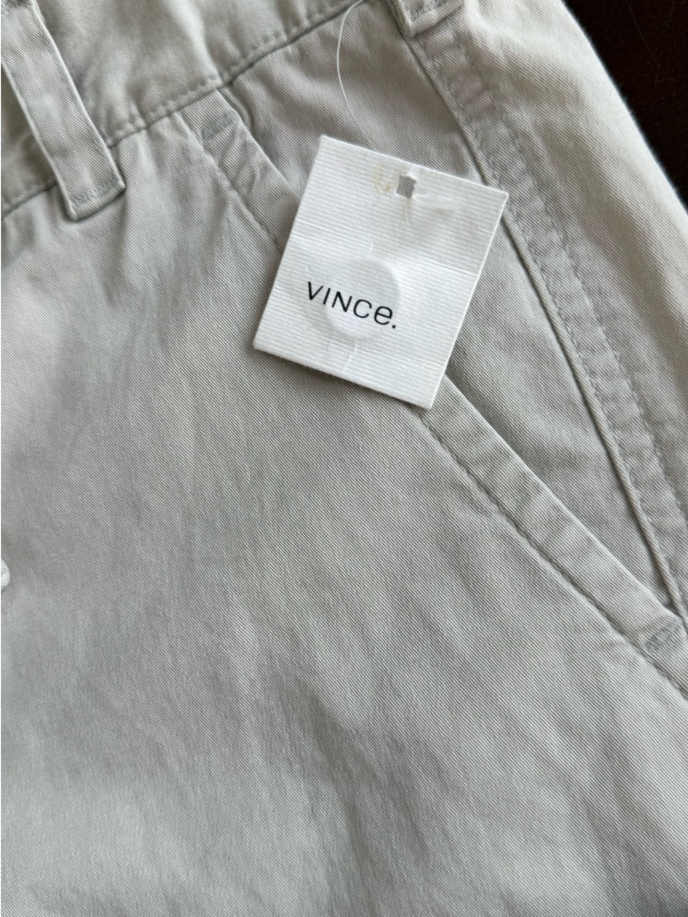 Vince Light Gray Straight-Leg Chinos - Picture 4 of 5
